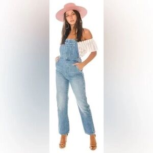 Rollas Trade Overalls in Harvest Blue size 26 100% cotton